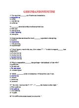 Bài tập Gerund and infinitive môn Tiếng Anh Lớp 12
